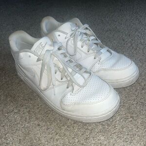 Nike Air Prestige IV Mens Size 10.5 488428-111 Triple White Casual Shoes Low Top